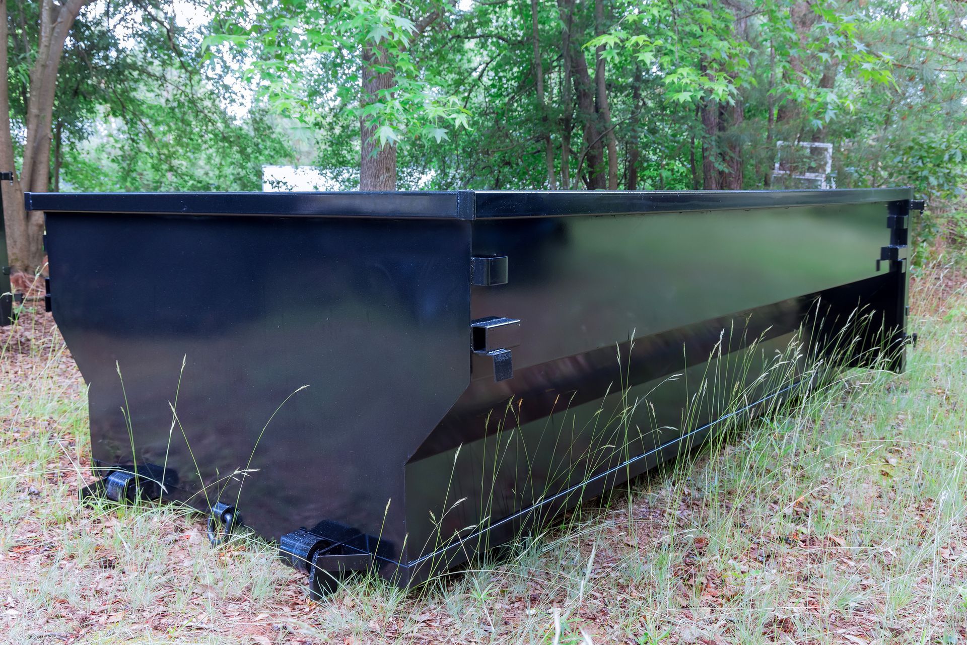 Shifty dumpster rental at a cleanup project